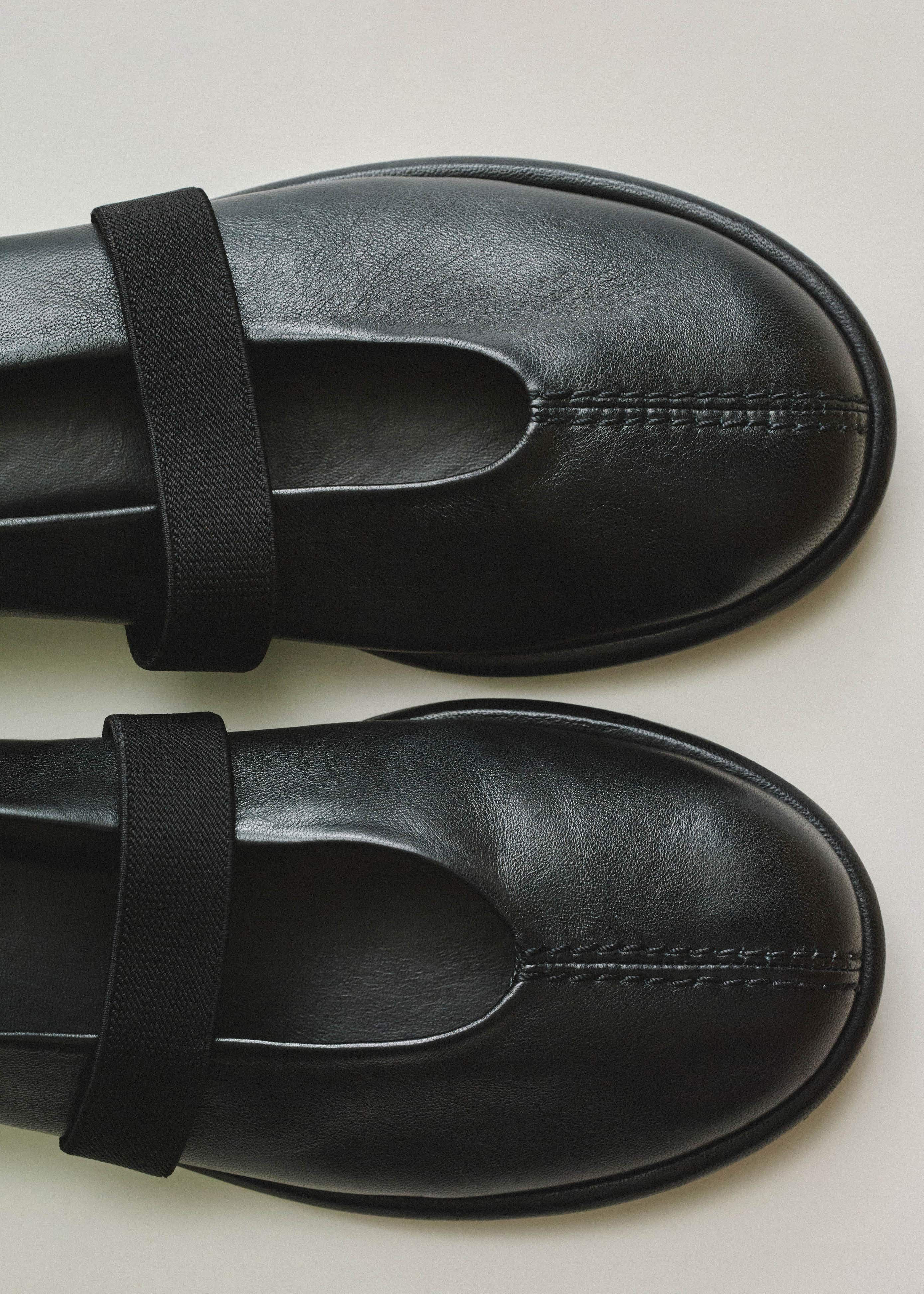 Elasticated Strap Mary Jane Nappa Leather | ME+EM Global (Excluding US)