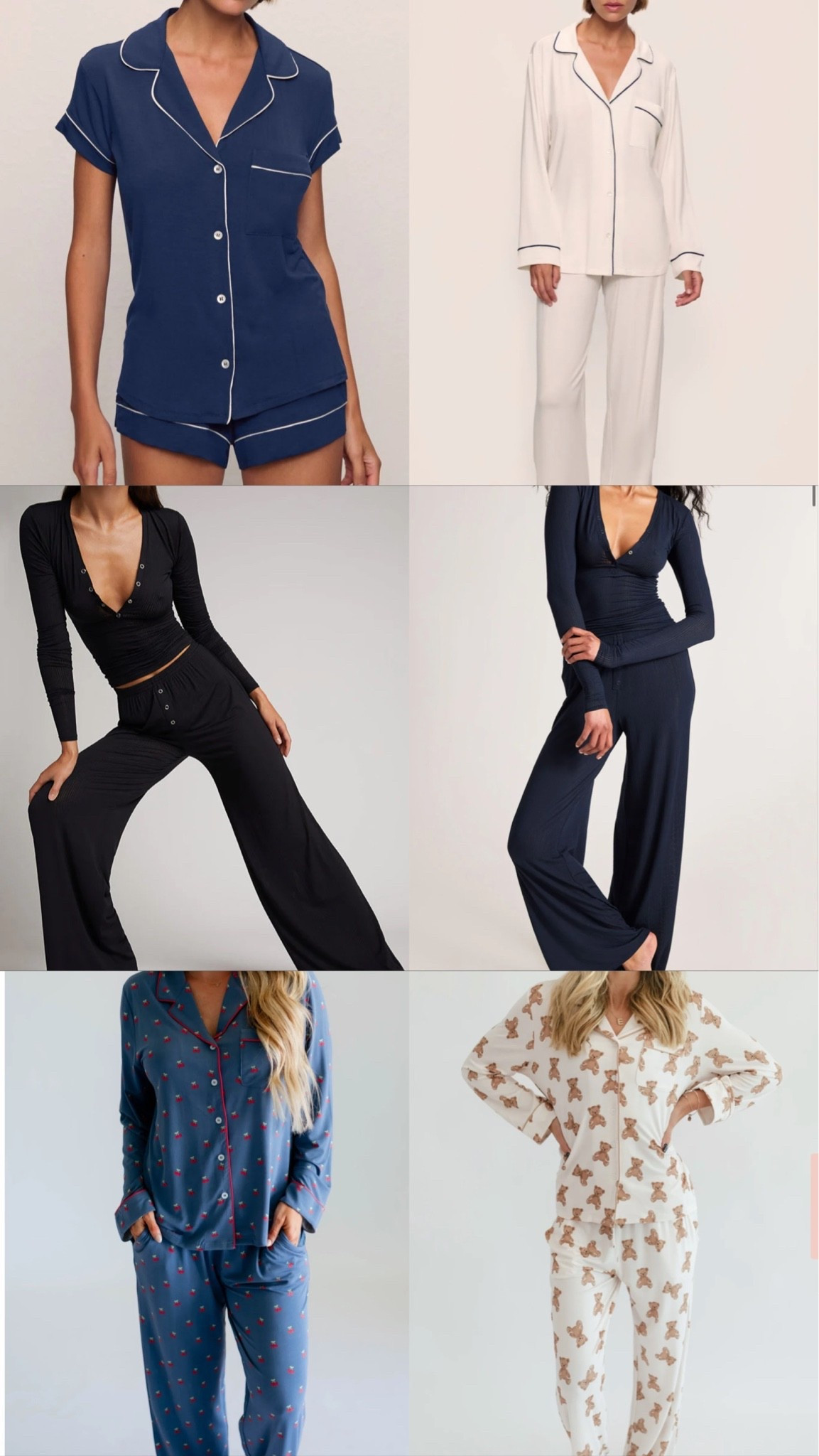 My favorite pajama brands as of lately — at different price points!