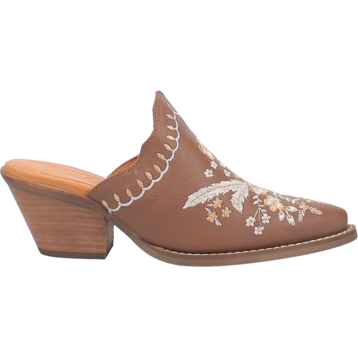 WILDFLOWER LEATHER MULE BROWN / 8.5 / M | Dingo1969