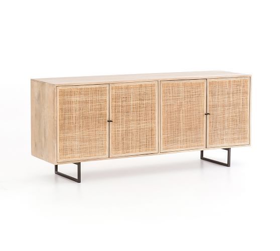 Dolores 72" Cane Console | Pottery Barn (US)