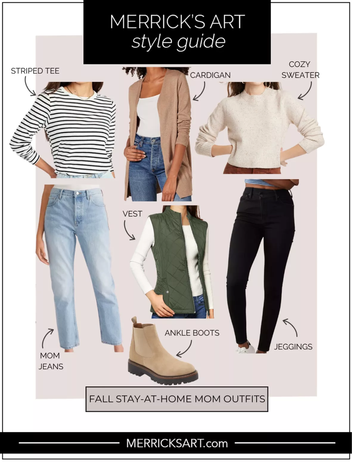 The Fall Style Guide: Sweater Outfits - Merrick's Art  Fall style guide,  Casual work outfits, Casual style guide