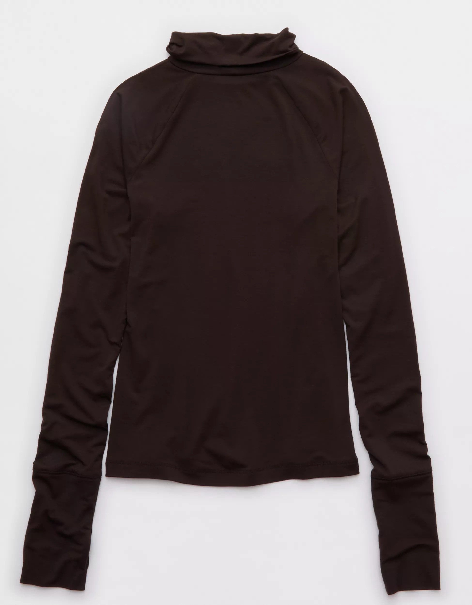 OFFLINE By Aerie Thumbs Up Long Sleeve Turtleneck Shirt | Aerie