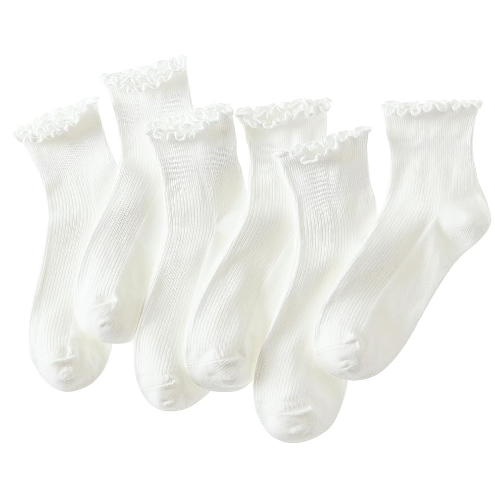 White-6 Pairs-low Cut | Amazon (US)