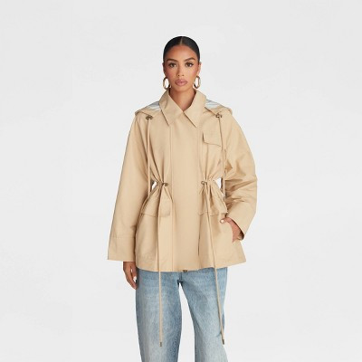 KBB by KAHLANA Women's 'The Cinched Anorak Jacket' - Tan XL | Target