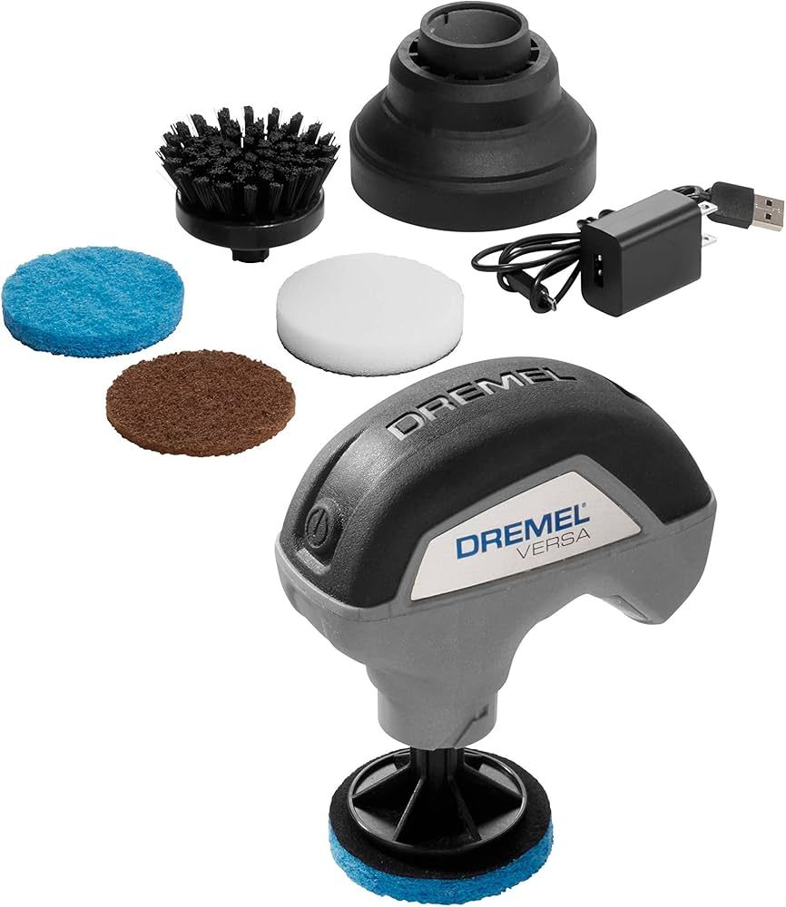 Dremel Versa Cleaning Tool - Grout Brush & Bathroom Shower Scrub - Versatile Kitchen & Bathtub Cl... | Amazon (US)