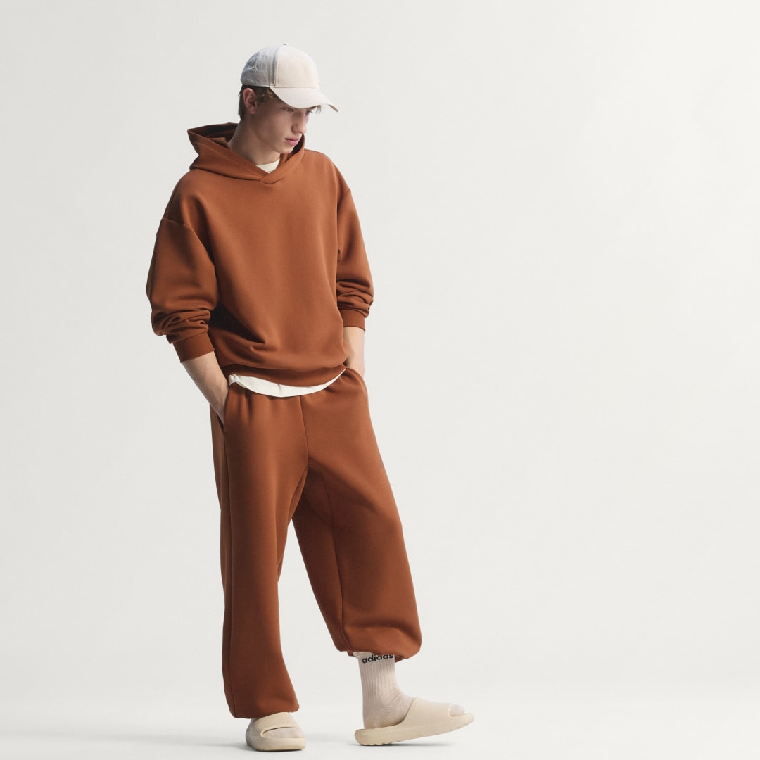 adidas SOFT LUX HOODIE Dusky Bronze XL - Mens Originals Hoodies & Sweatshirts | adidas (US)