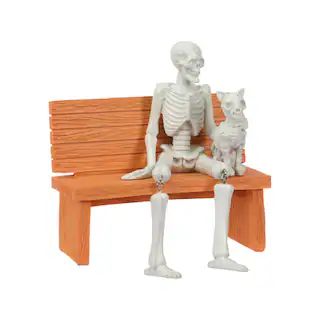 6" Skeleton On Orange Bench Decoration by Ashland® | Michaels | Michaels Stores