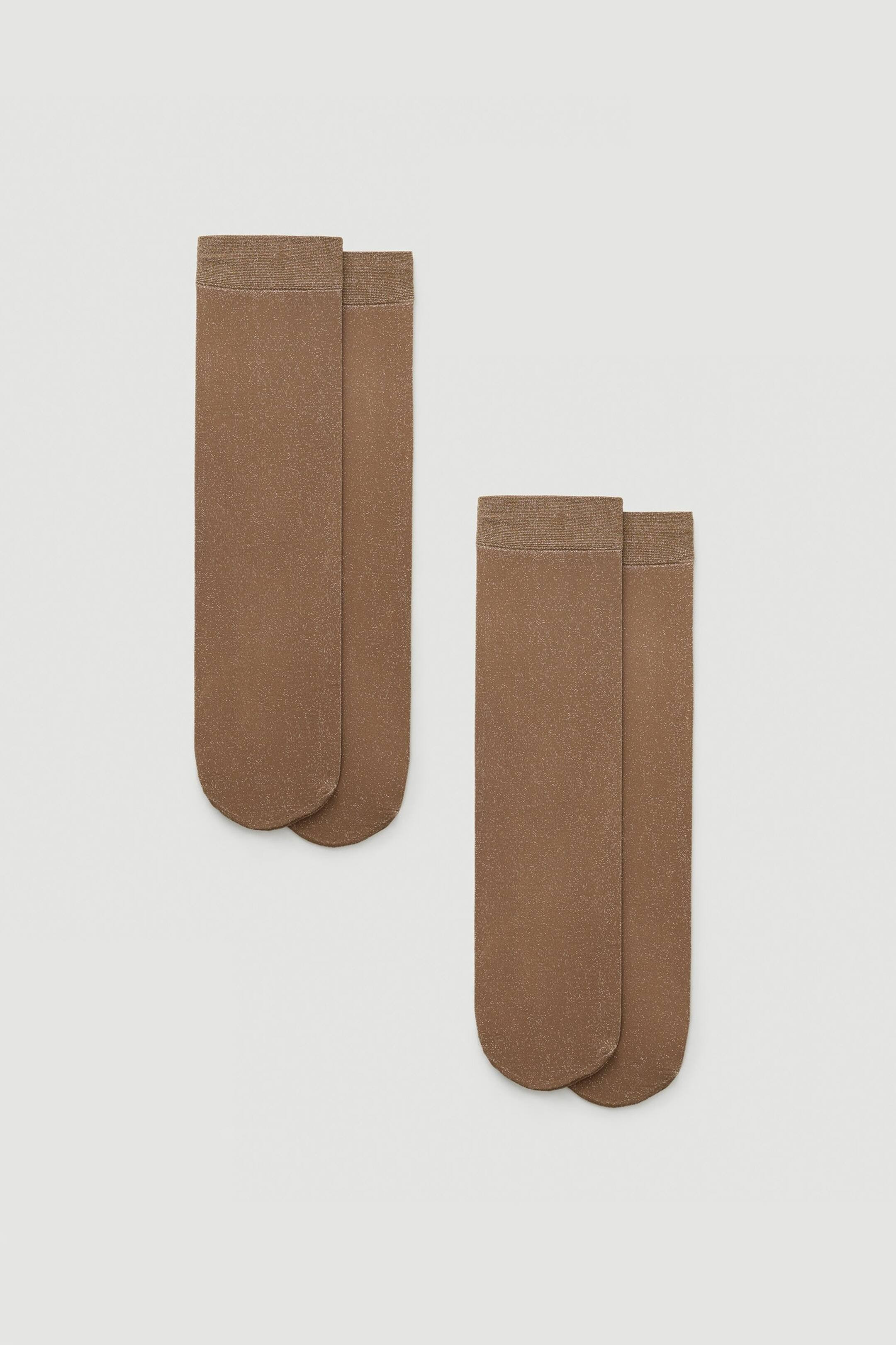 2-pack Ines Shimmery Socken 40 Den | H&M (DE, AT, CH, NL, FI)