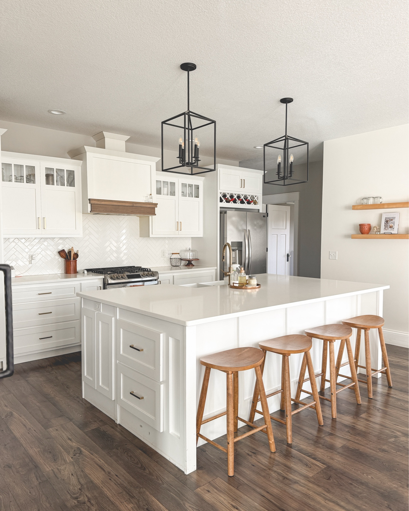 A simple kitchen refresh: these sturdy Amazon stools add the perfect warmth and tuck away so nicely✨

#LTKHome