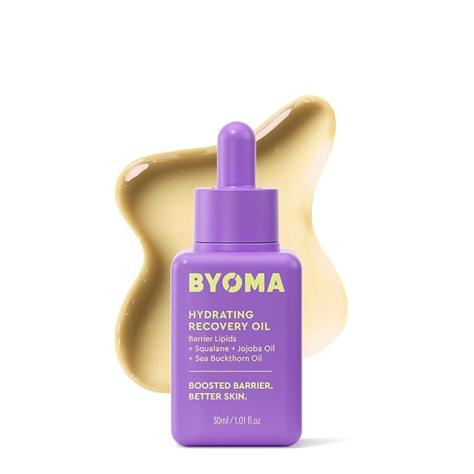 BYOMA Hydrating Recovery Oil - Luxury Face Oil with Squalane, Jojoba Oil & Seabuckthorn Oil - Ins... | Amazon (US)