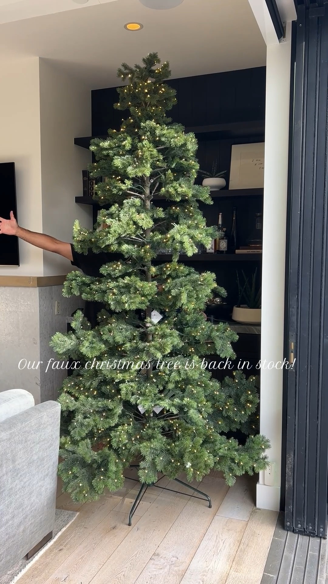 Our Info Christmas tree is back in stock and cannot recommend this one enough. The Hubbi especially recommends this one because it literally takes five minutes to put together so easy.! 

#LTKHoliday