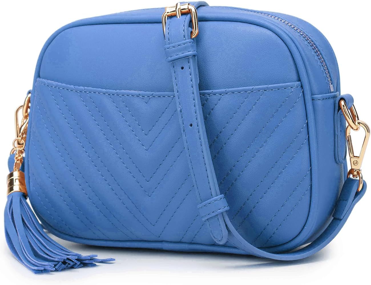 lola mae Quilted Crossbody Bag, Trendy Design Shoulder Purse | Amazon (US)