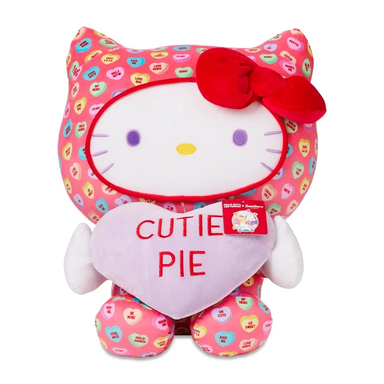 Extra Large 21" Hello Kitty ® Plush in Sweethearts Candy Onesie | Walmart (US)