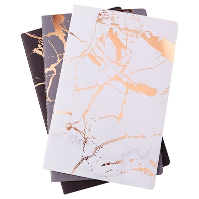 Set of 3 Notebooks - Shattered Marble | Indigo (CA)