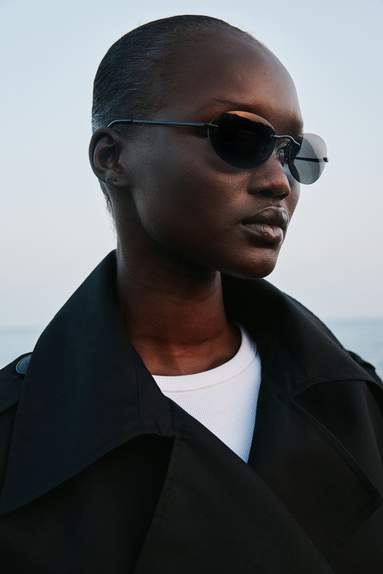 Rimless oval sunglasses | H&M (UK, MY, IN, SG, PH, TW, HK)