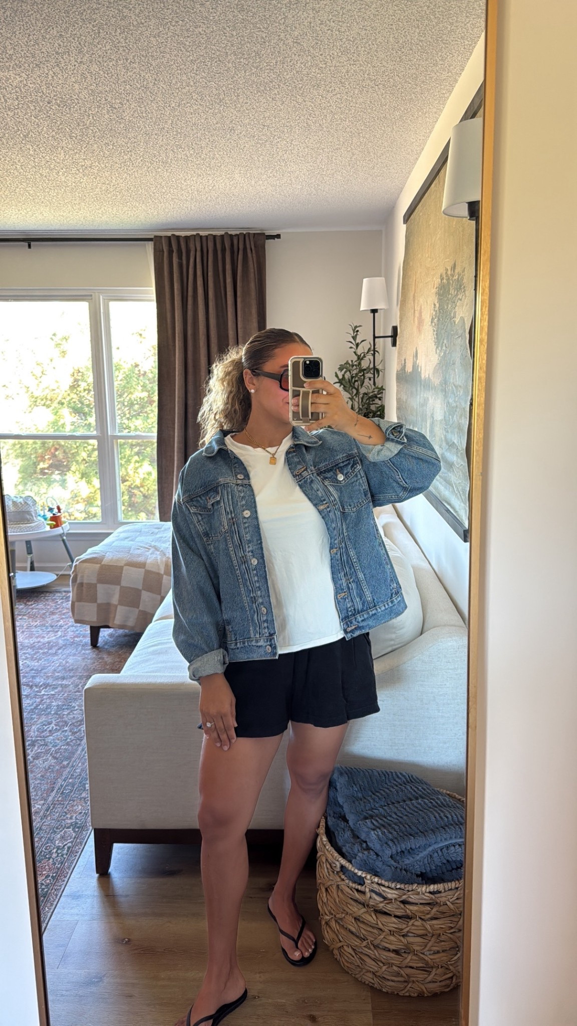 love this denim jacket for fall and layering 🤍 

#LTKStyleTip #LTKSeasonal #LTKFindsUnder50