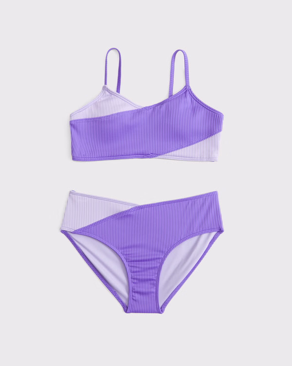 cross-wrap two-piece swimsuit | Abercrombie & Fitch (US)