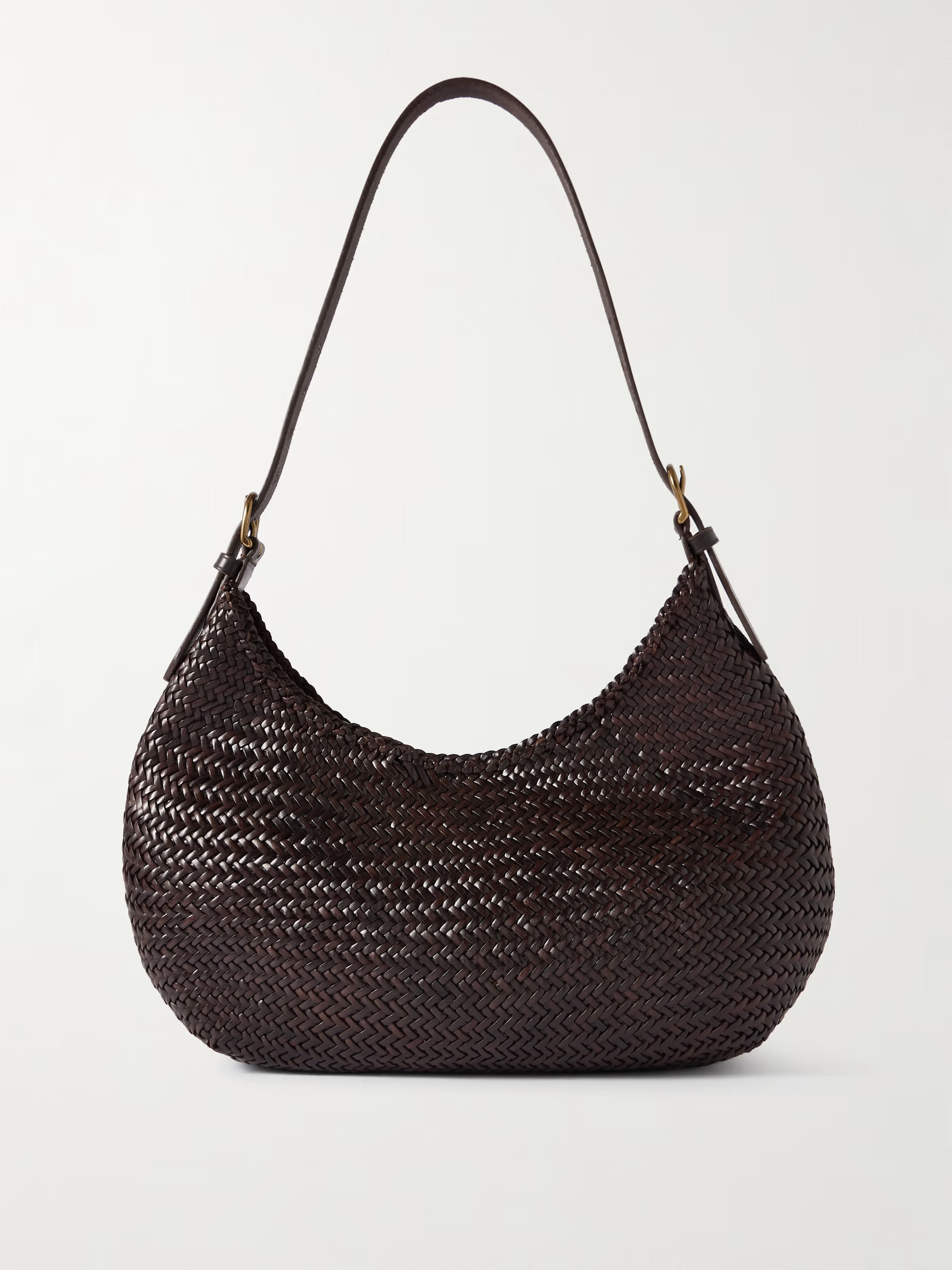 Luna Mezza woven leather shoulder bag | NET-A-PORTER (UK & EU)