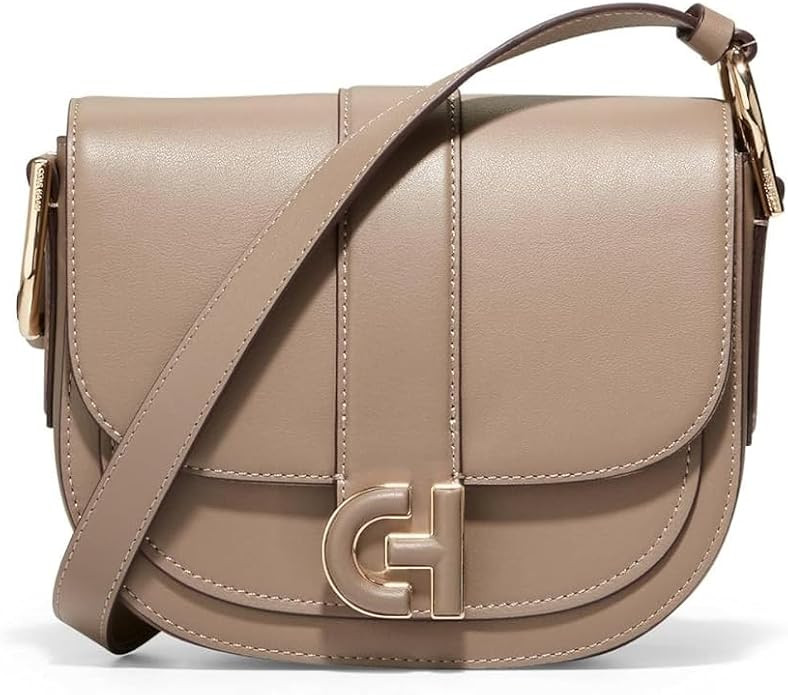 Cole Haan Essential Mini Saddle Bag, Irish Coffee | Amazon (US)