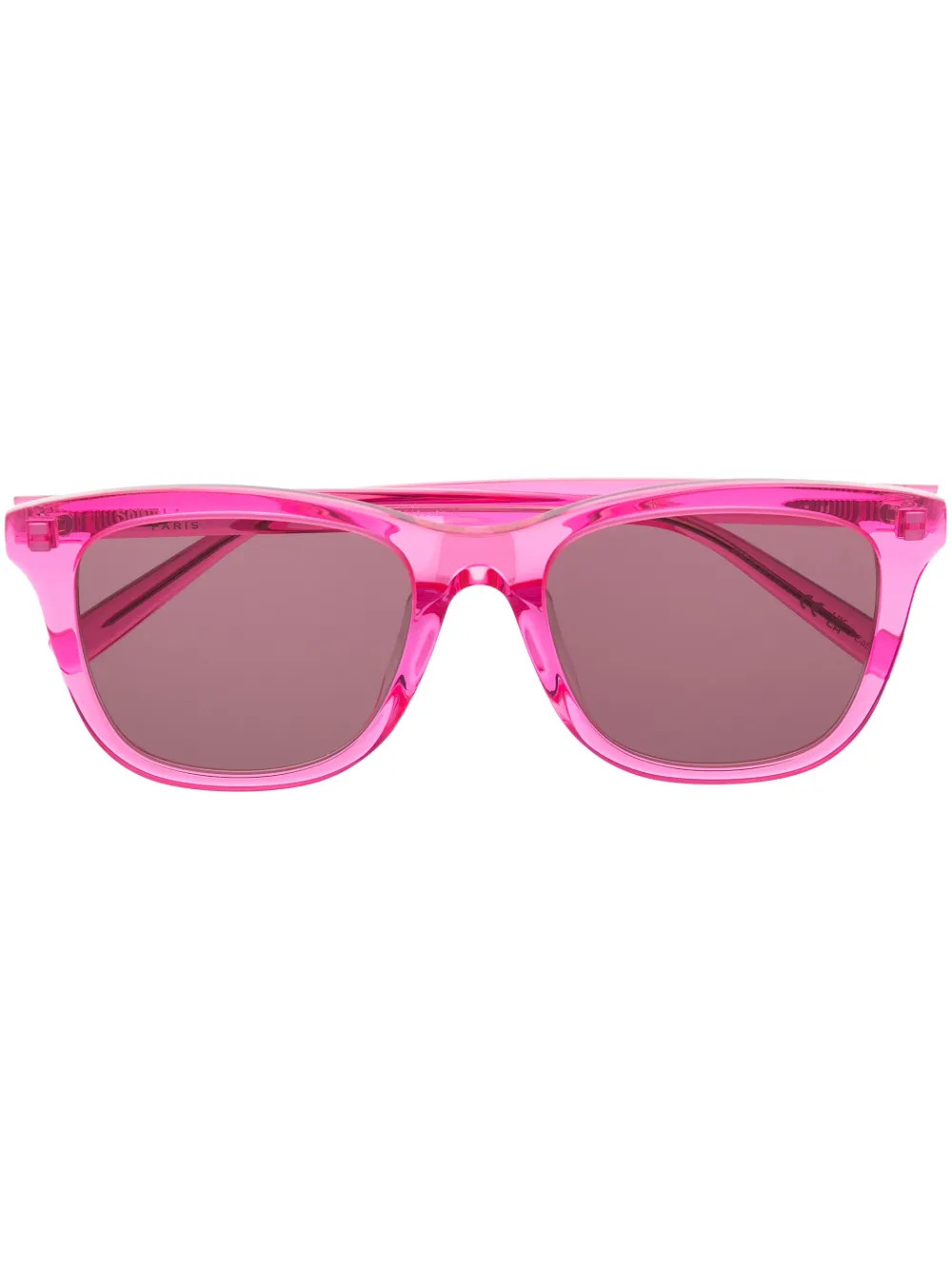 logo-engraved square-frame sunglasses | Farfetch Global