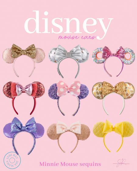 Disney mouse ears 
Minnie ears sequin


#LTKtravel #LTKfamily