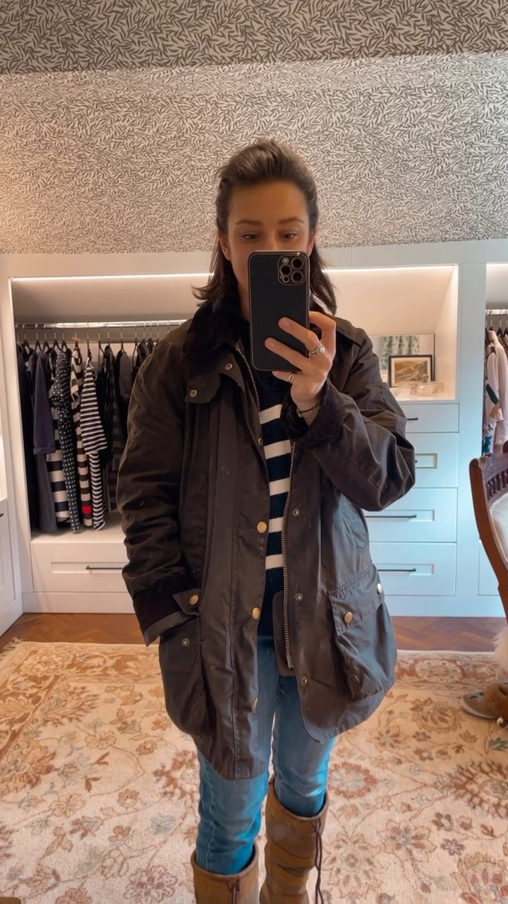 Country Wear - boots and wax jacket - Barbour 

#LTKSeasonal #LTKstyletip