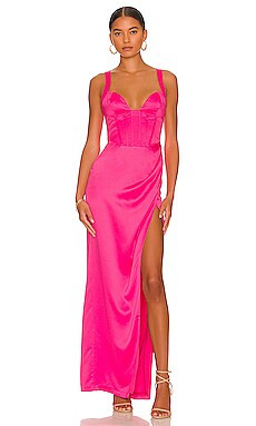 NBD Elodie Maxi Dress in Hot Pink from Revolve.com | Revolve Clothing (Global)