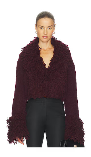 Lilia Knit Top in Pinot Noir | Revolve Clothing (Global)