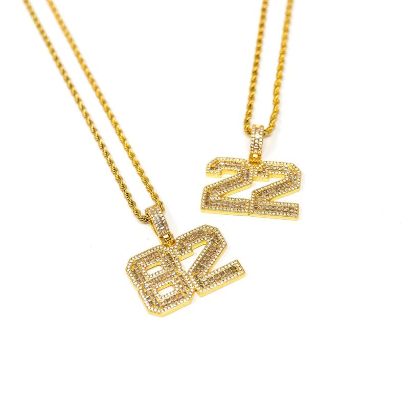 Customized Game Day Bling Necklace | The Sis Kiss