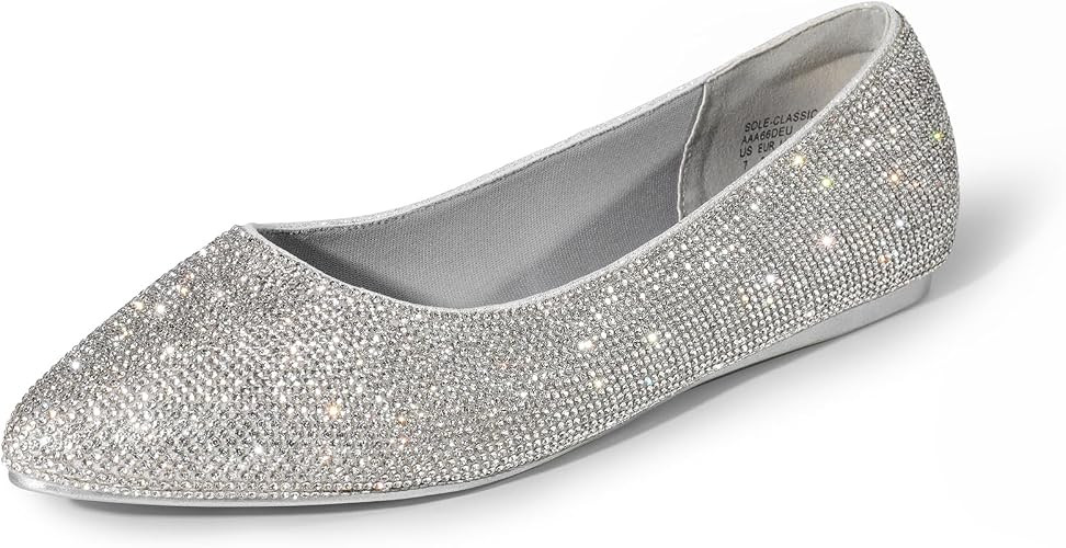 DREAM PAIRS Women's Casual Pointed Toe Ballet Comfort Soft Slip On Flats Shoes | Amazon (US)