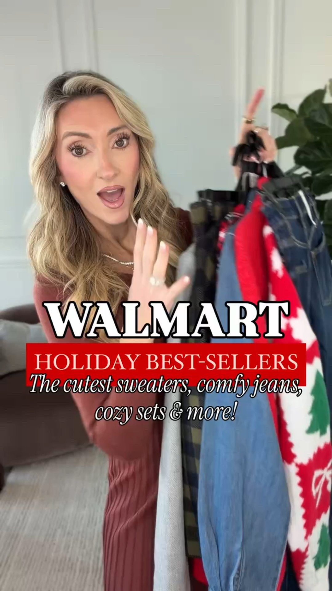 Walmart holiday best sellers! Christmas sweaters! Jeans, best selling jeans, holiday outfits. Holiday style 

#LTKGiftGuide #LTKHoliday #LTKFindsUnder50