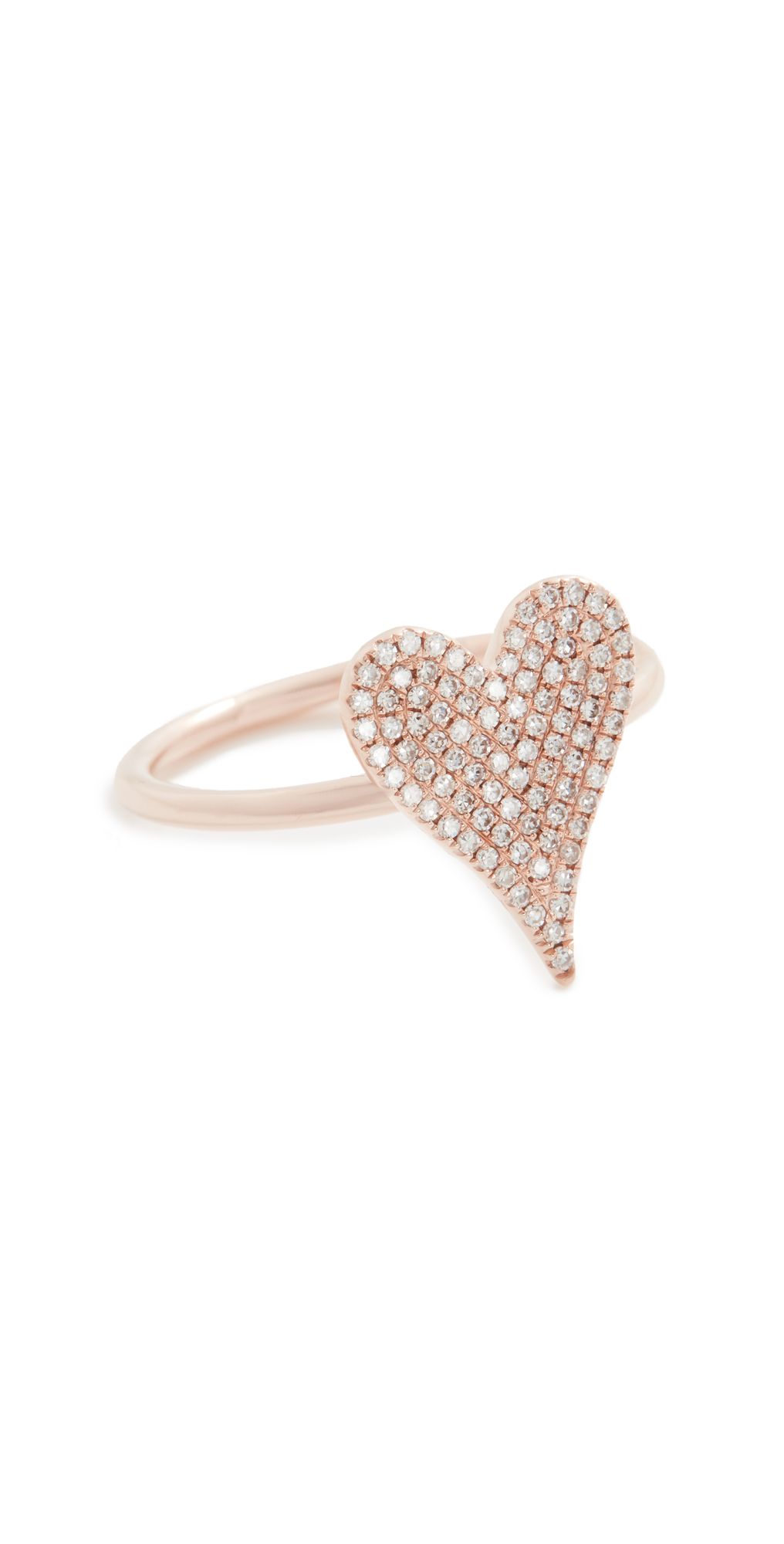 Stephanie Gottlieb Small Pave Heart Ring | Shopbop