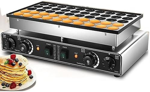 Non-Stick Mini Pancake & Muffin Maker - Stainless Steel, Ideal for Pancakes, Muffins, Waffles, Ea... | Amazon (US)