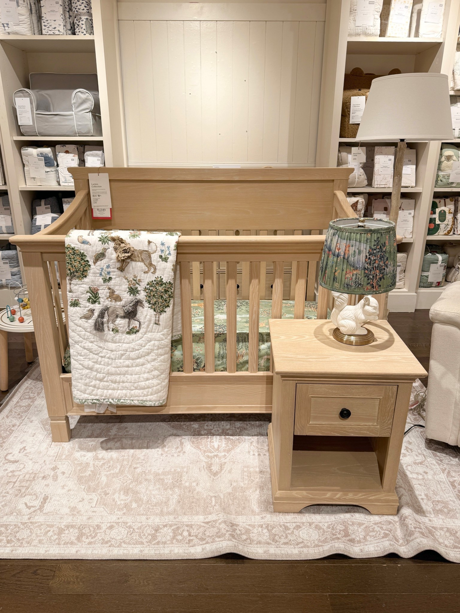 Sale alert! 🔔 Featuring the Larkin 4-in-1 Convertible Crib in Sandstone from Pottery Barn—such a beautiful, high-quality centerpiece for a neutral nursery! 👶🏻 The soft curves and generous proportions give it that heirloom look, while the solid construction makes it a smart, long-term investment. Designed to grow with your child, it converts from crib to toddler bed to full-size bed (with the conversion kit), and includes adjustable mattress heights for each stage. ☺️ Also linking more pieces from the Larkin collection and other timeless nursery finds! ✨ #NurseryInspo #BabyRoomDecor #PotteryBarnKids

#LTKBump #LTKBaby #LTKHome