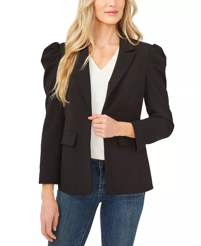 CeCe Puff-Shoulder Blazer & Reviews - Jackets & Blazers - Women - Macy's | Macys (US)