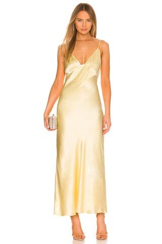 Bardot Capri Slip Dress in Canary Yellow from Revolve.com | Revolve Clothing (Global)