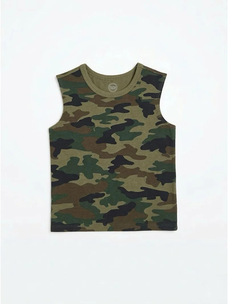 Wonder Nation Toddler Boys Muscle Tank, Sizes 18M-5T | Walmart (US)