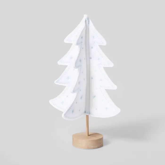 Felt Christmas Tree with Stitching Decorative Figurine - Wondershop™ | Target