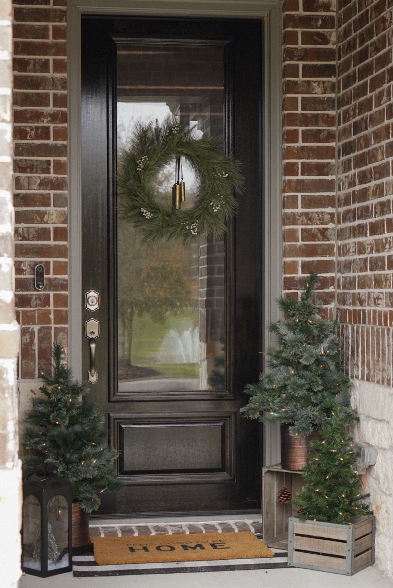 Festive front entryway decorated for Christmas and the Holidays. My entryway Christmas Trees are on sale 50% off! It's 2 pc and comes prelit!


Christmas tree, Front Porch, Front Entryway, Christmas Decor, Seasonal Decor, Holiday Decor, Rustic Holiday Decor, Black Lantern, Christmas Doormat, Buffalo Plaid Doormat, Christmas Wreath, Front Door

#LTKHoliday #LTKHome #LTKSeasonal