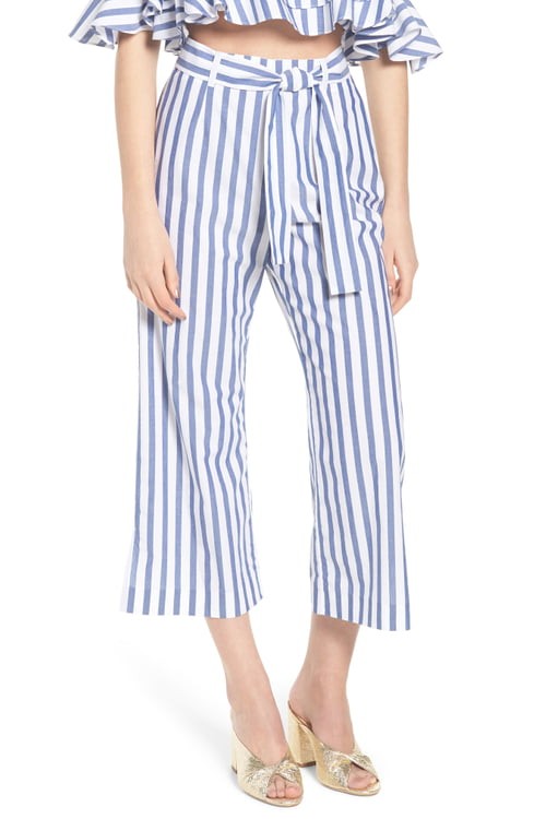 WAYF Aversa Crop Wide Leg Pants | Nordstrom