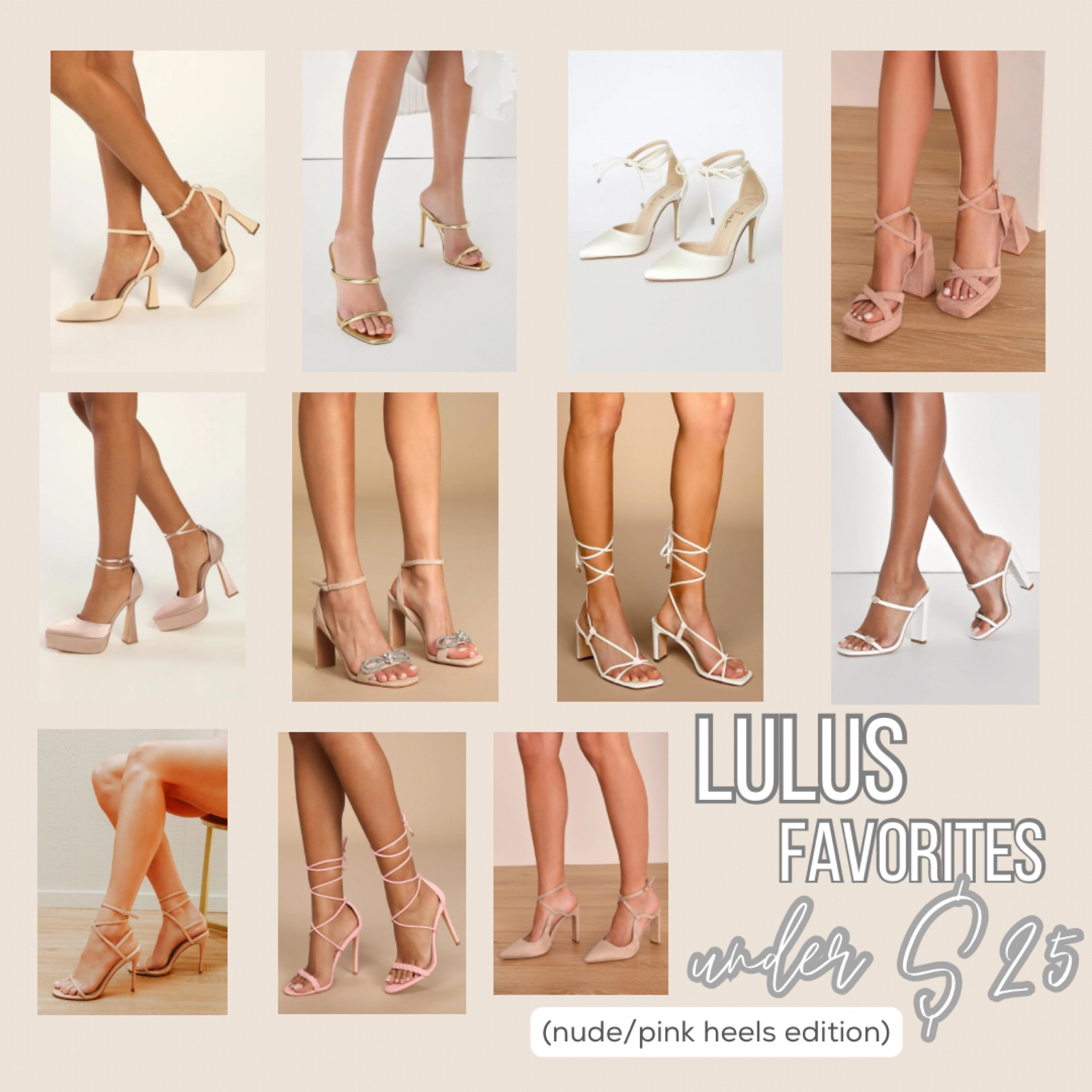 Absolutely in love with these pink, white and nude heels! Great if you’re looking to step up your office style or looking for the perfect date night shoe. And all under $25!

#LTKunder50 #LTKsalealert #LTKshoecrush