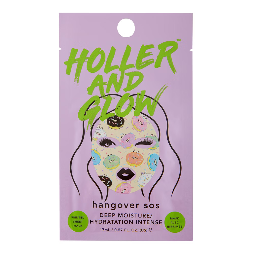 Holler and Glow Hangover SOS Deep Moisture Face Sheet Mask - 0.57 fl oz | Target