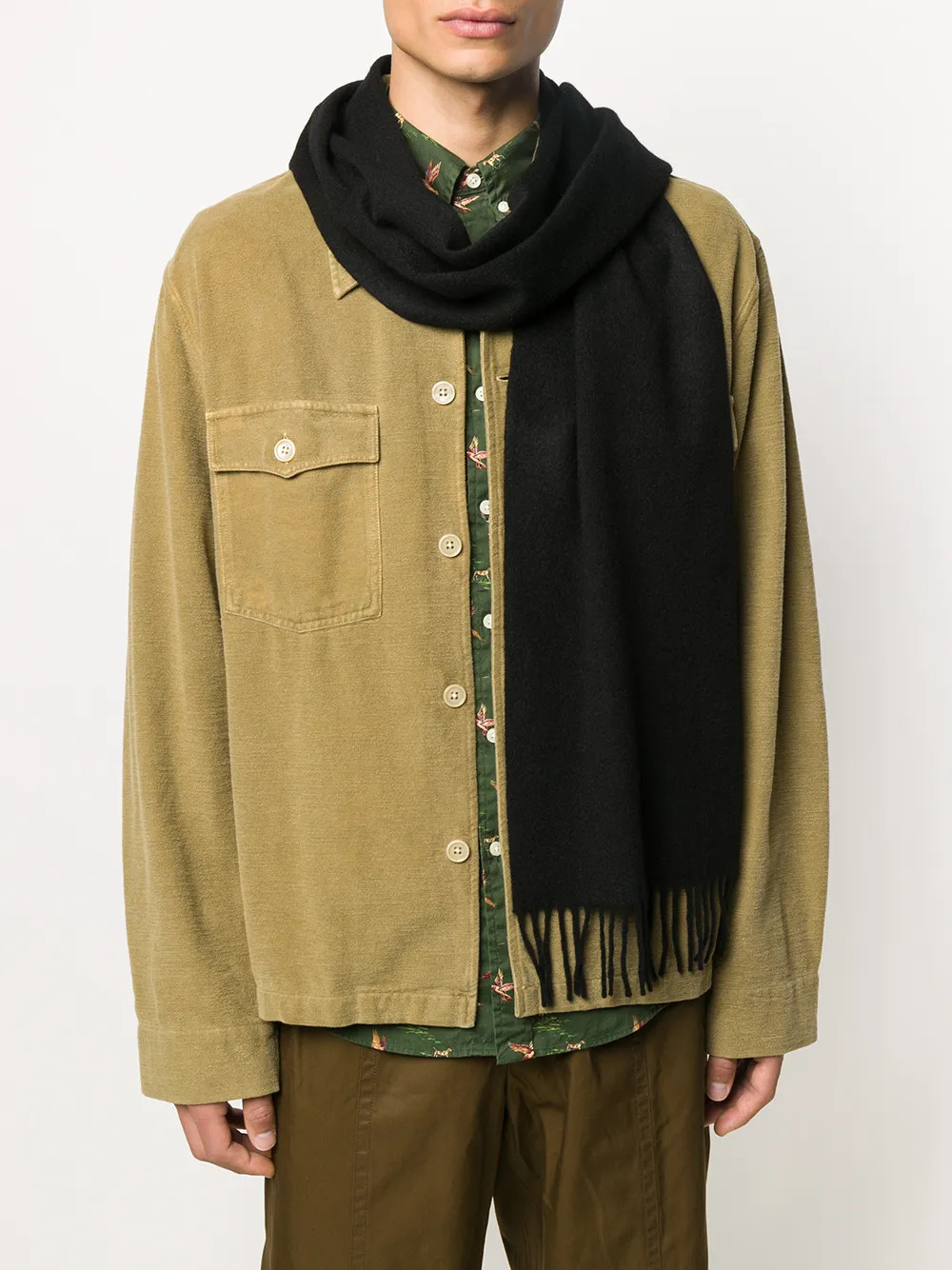 Polo Ralph Lauren Kaschmirschal Mit Logo-Stickerei - Farfetch | Farfetch Global