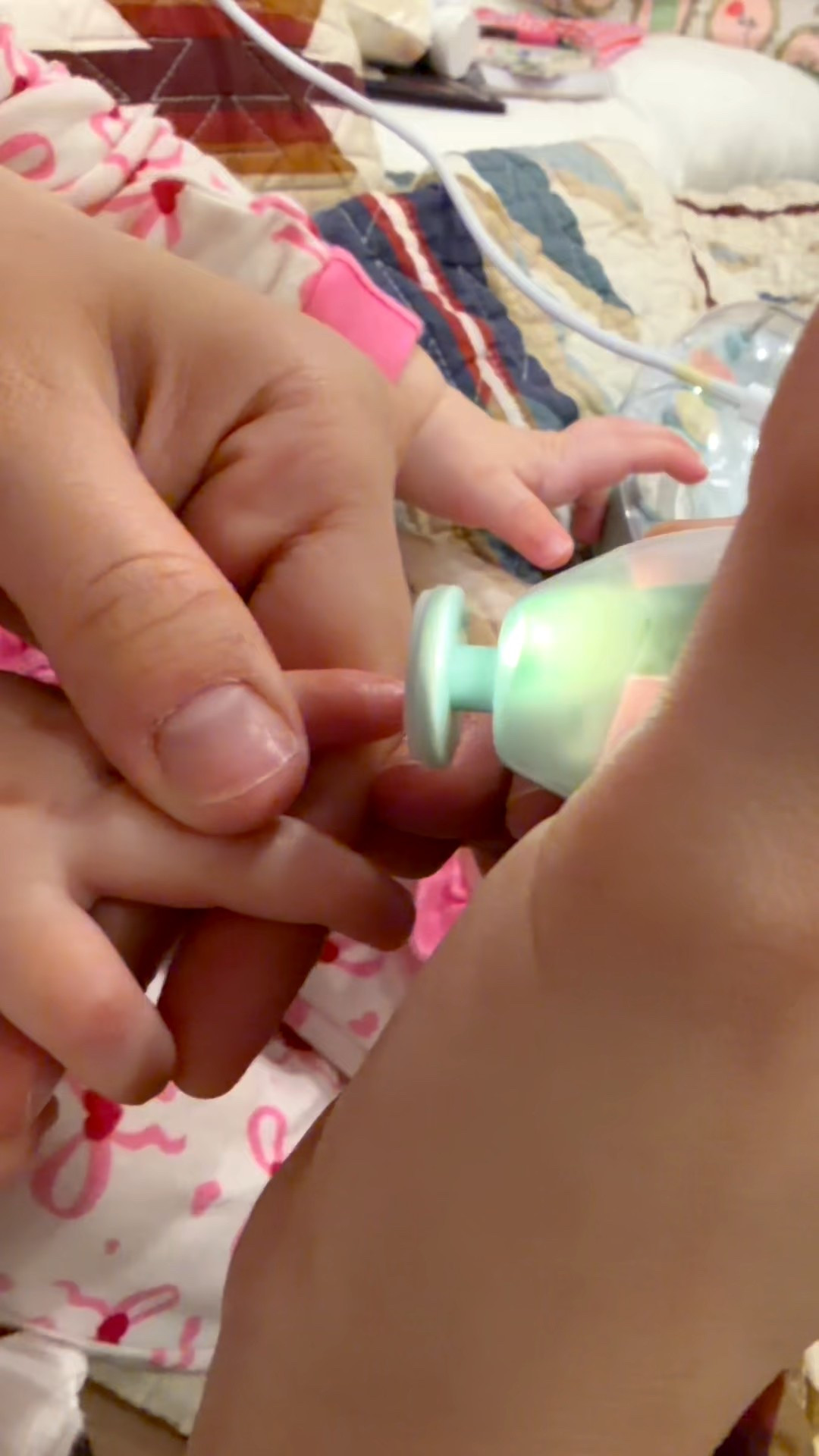 If you don’t have an electric baby nail filer, stop scrolling and add this to your cart now.

This little tool is a total lifesaver — gentle, safe, and so easy to use.
No more sharp baby nails, no more scratches, and Hattie doesn’t mind it one bit.

Every parent needs this in their baby essentials lineup. Trust me 🤍


#LTKBaby #LTKKids #LTKmomlife