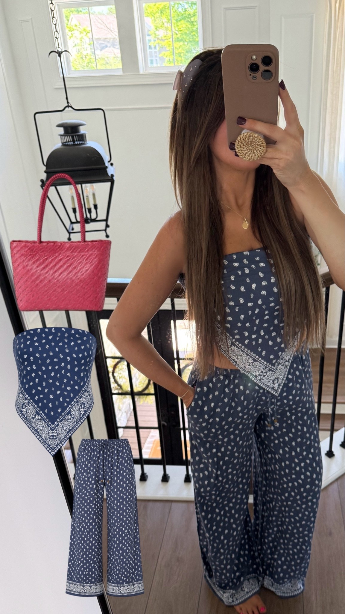 LOVE this set!
Top runs small so size up one or two if you have a bigger chest. Pants are a small bit run slightly oversized.

#LTKootd #LTKSeasonal #LTKgrwm