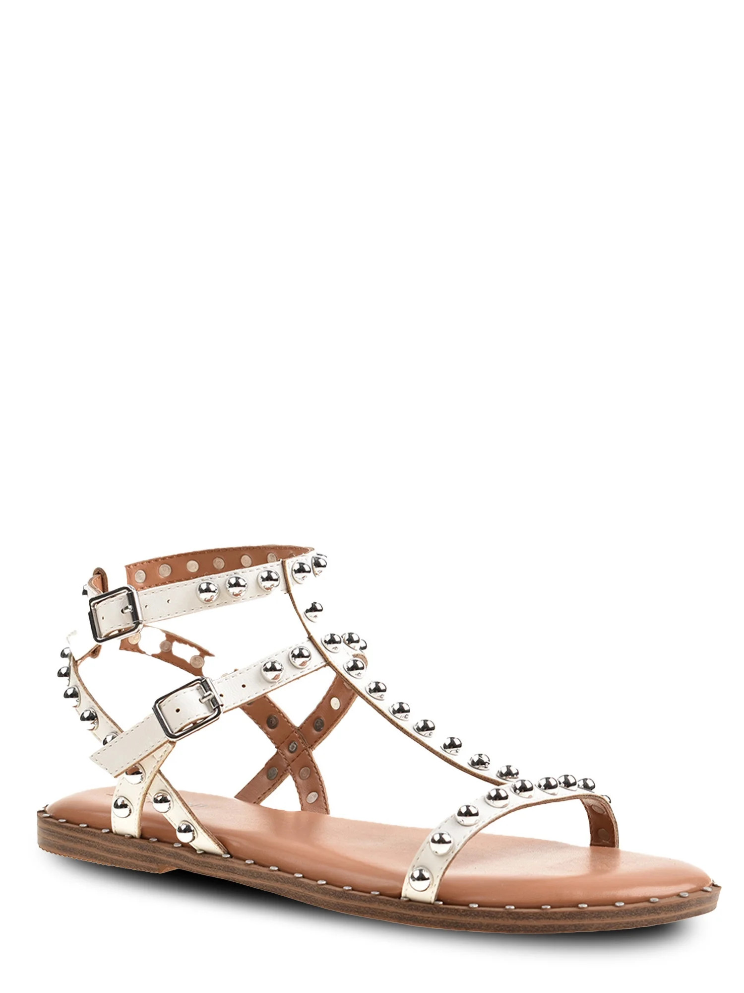 PORTLAND by Portland Boot Company Women's Studded Gladiator Sandal - Walmart.com | Walmart (US)