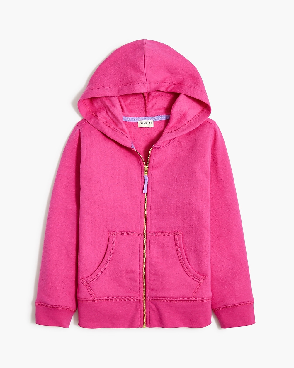 Girls' full-zip cotton-blend hoodie | J.Crew Factory