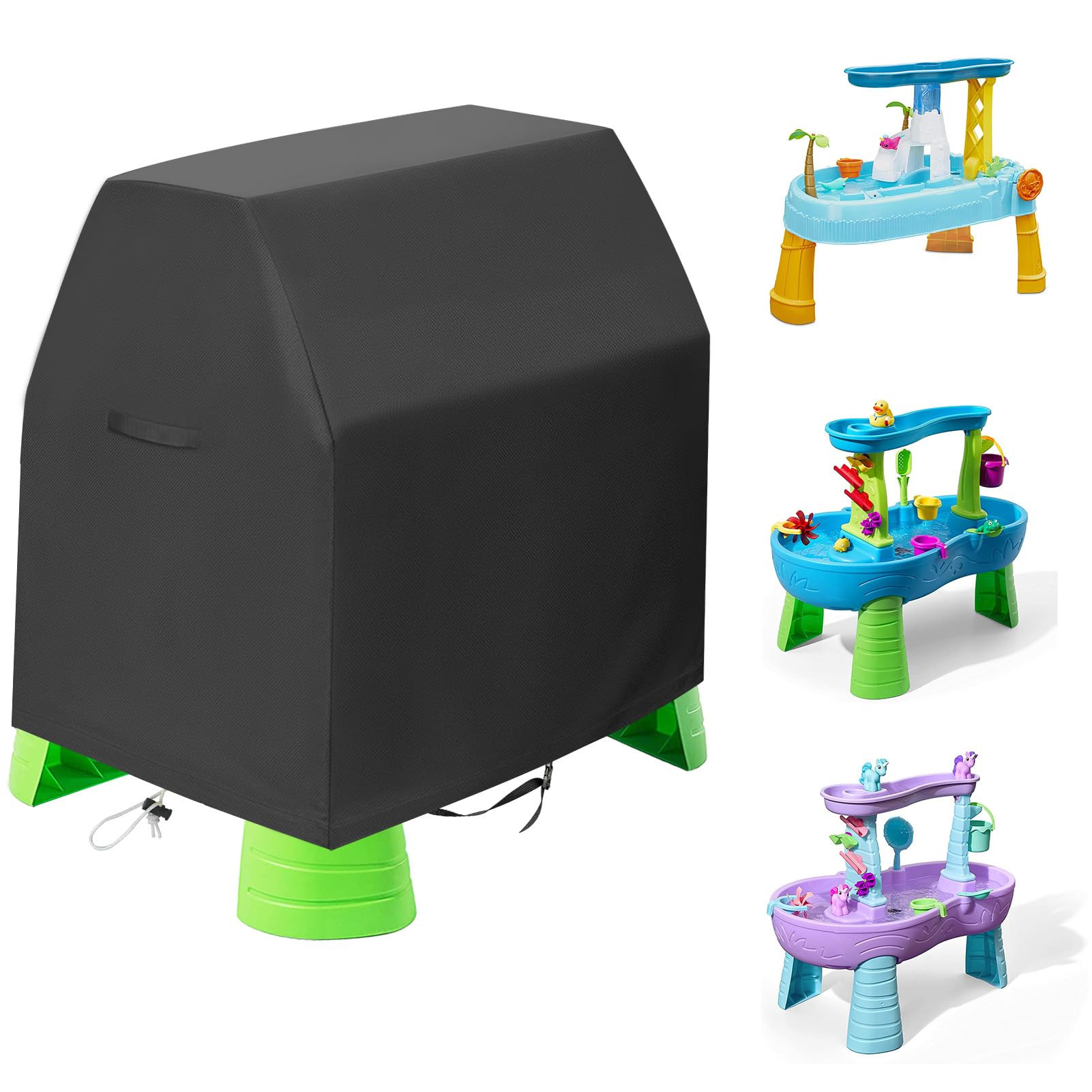 Kids Water Table Cover Suitable for Rain Showers Splash Pond Water Table，Waterproof and Dustpro... | Amazon (US)
