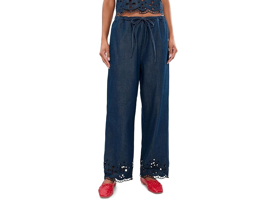 Madewell Denim Embroidered-Hem Pull-On Pants Women's Jeans Marfield Wash: 2XL (Women's 18) 28 | Zappos.com