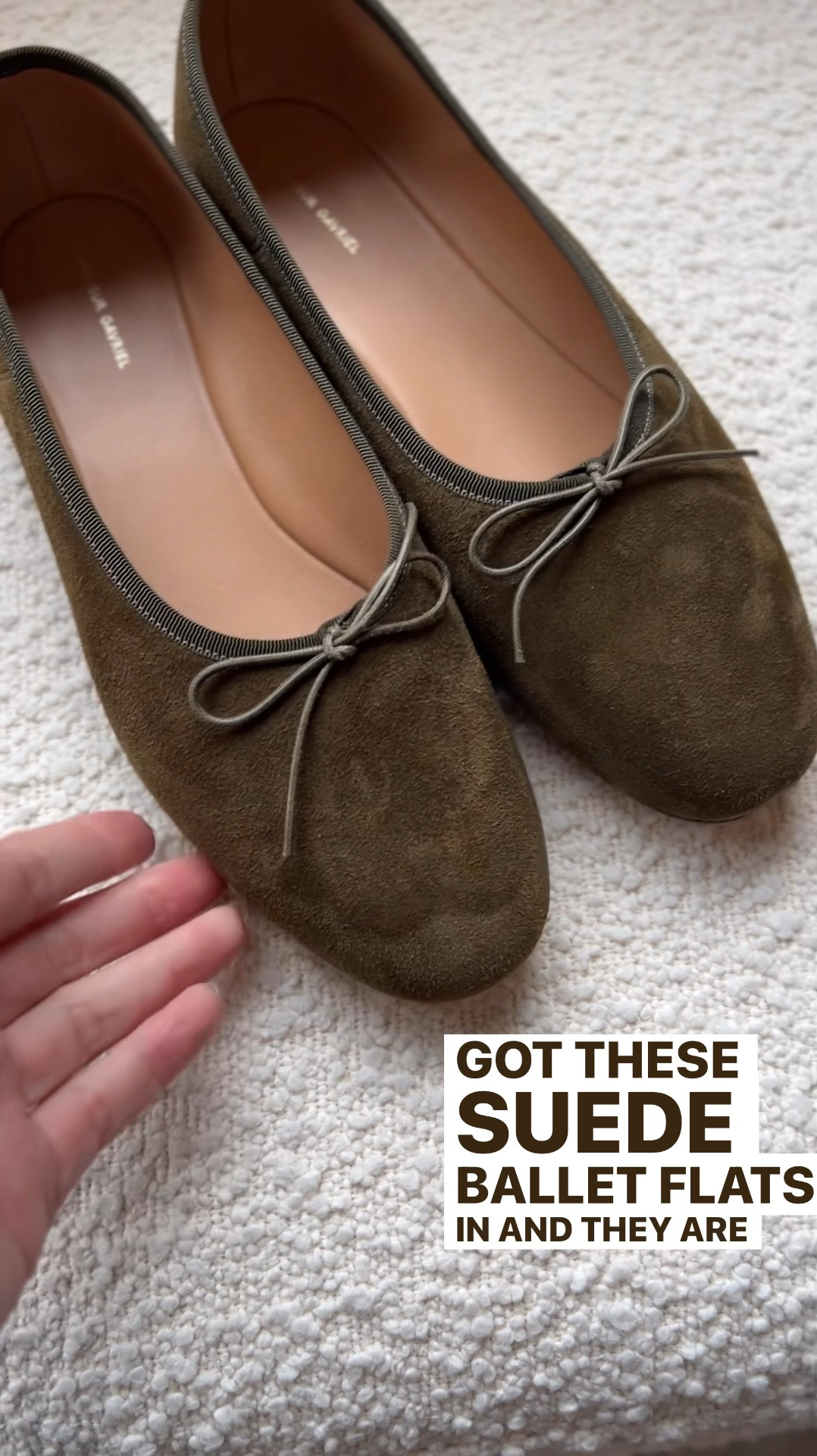 These suede ballet flats are not only gorgeous to pair with your fall outfits but so comfortable! TTS @bloomingdales #bloomingdales #ad

#LTKShoeCrush #LTKVideo #LTKWorkwear